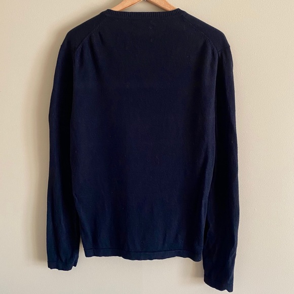 Black V Neck Sweater - Picture 2 of 4